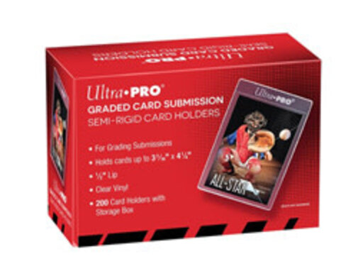 ULTRA PRO SEMI RIGID TALL/GRADED CARD SUBMISSION 200CT #43000