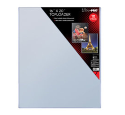 ULTRA PRO TOPLOADERS 16X20 SINGLE #81187