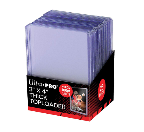 ULTRA PRO TOPLOADS 3x4 100PT THICK #81846