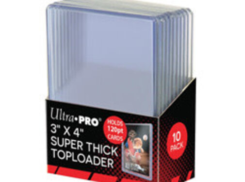ULTRA PRO TOPLOADS 3x4 120PT THICK #82301
