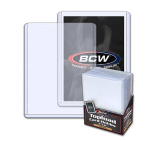 BCW STORAGE TOPLOADS 3x4 PREMIUM CARD HOLDER 90234