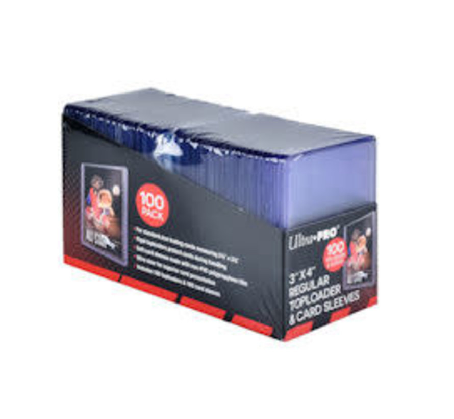 TOPLOADS 3X4 REGULAR WITH SLEEVES 100ct #83648