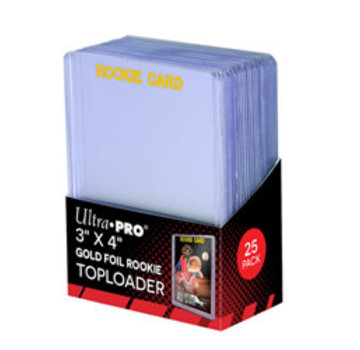 ULTRA PRO UP TOPLOADS 3X4 ROOKIE GOLD #81180