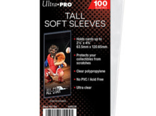 ULTRA PRO UP TALL SOFT SLEEVES #81194 (100CT)