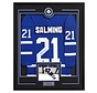 BORJE SALMING SIGNED TORONTO MAPLE LEAFS 36x44 JERSEY FRAME