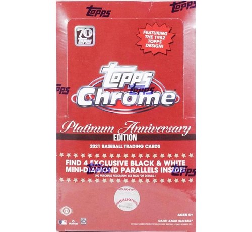 TOPPS 2021 TOPPS CHROME PLATINUM ANNIVERSARY BASEBALL HOBBY LITE