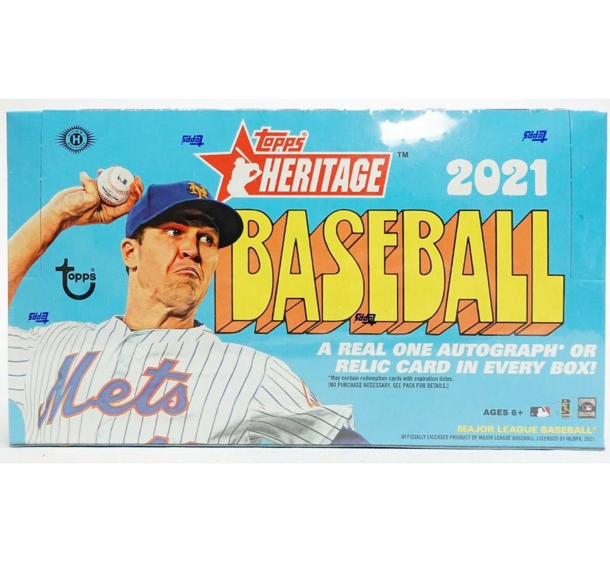 2021 TOPPS HERITAGE BASEBALL HOBBY BOX