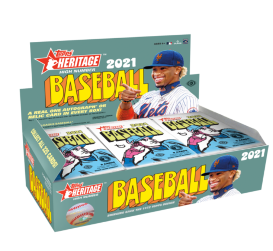 2021 TOPPS HERITAGE HIGH # BASEBALL HOBBY BOX