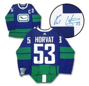 ADIDAS BO HORVAT VANCOUVER CANUCKS SIGNED  STICK LOGO ALT  ADIDAS JERSEY