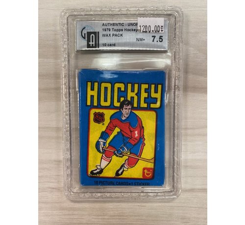 TOPPS 1979 TOPPS HOCKEY GRADED SEALED WAX PACK