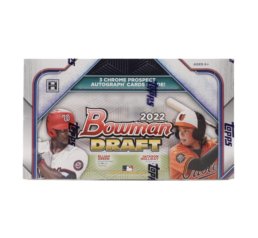 2022 BOWMAN DRAFT AND PROSPECT BASEBALL HOBBY BOX