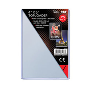 ULTRA PRO UP TOPLOADERS 4x6 #81183 PACK OF 25