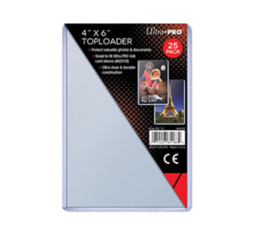 UP TOPLOADERS 4x6 #81183 PACK OF 25