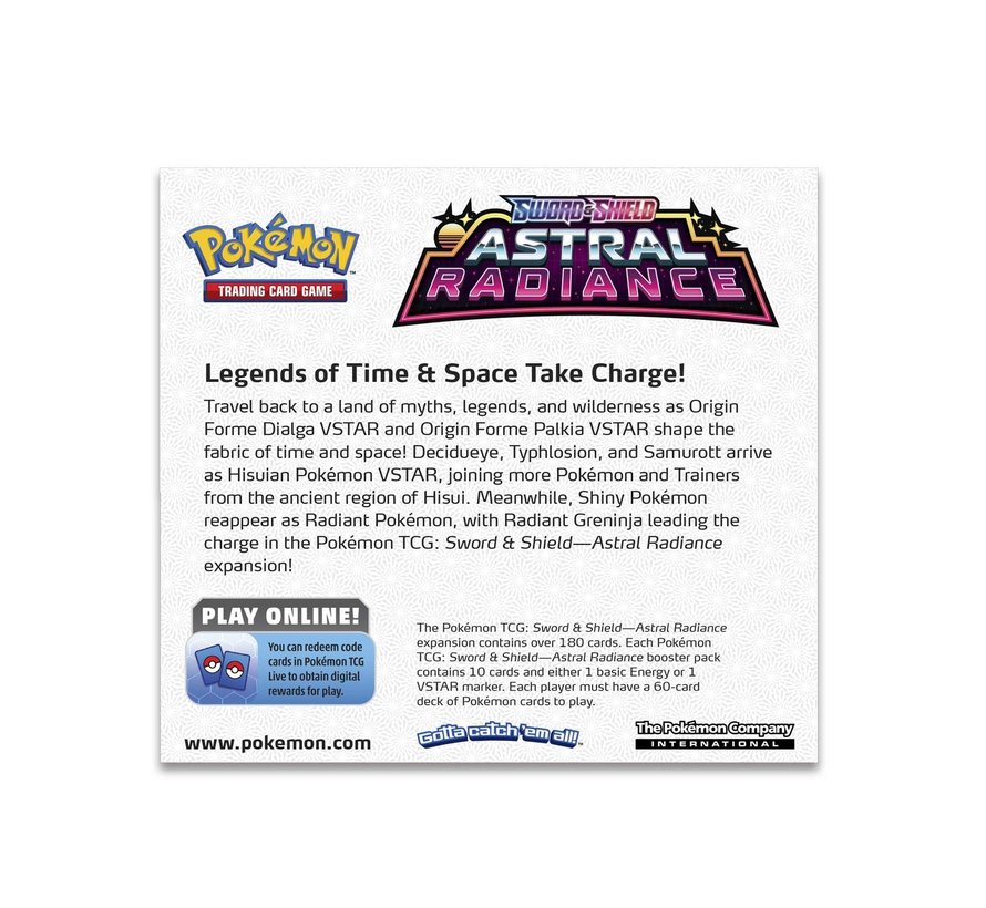 POKEMON ASTRAL RADIANCE BOOSTER BOX