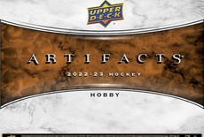 2022-23 Upper Deck Artifacts Hockey Hobby Box  releases January 25, 2023.