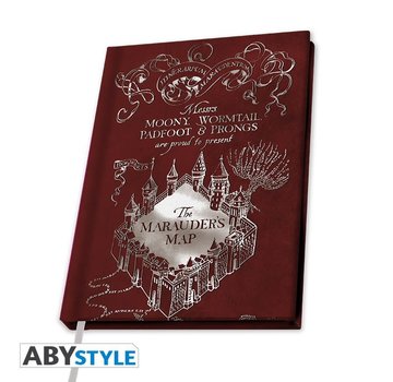 ABYSTLE HARRY POTTER A5 NOTEBOOK "MARAUDER'S MAP"