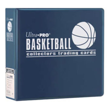 ULTRA PRO BASKETBALL BINDER NAVY BLUE #81393