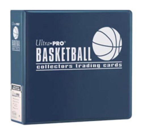 ULTRA PRO BASKETBALL BINDER NAVY BLUE #81393