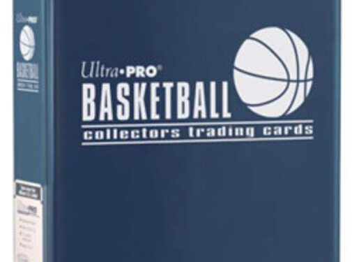 ULTRA PRO BASKETBALL BINDER NAVY BLUE #81393