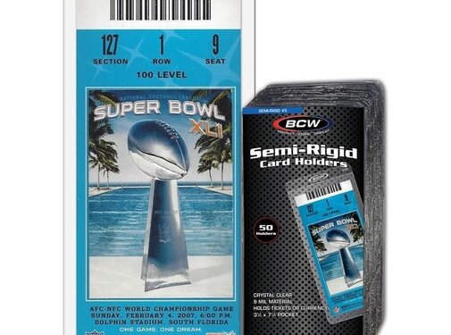 BCW STORAGE BCW SEMI-RIGID CARD HOLDER #5 SINGLE