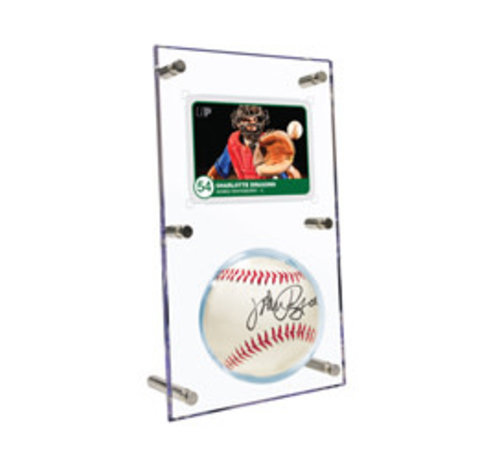 ULTRA PRO BALL/CARD HOLDER ACRYLIC CLEAR FLIP