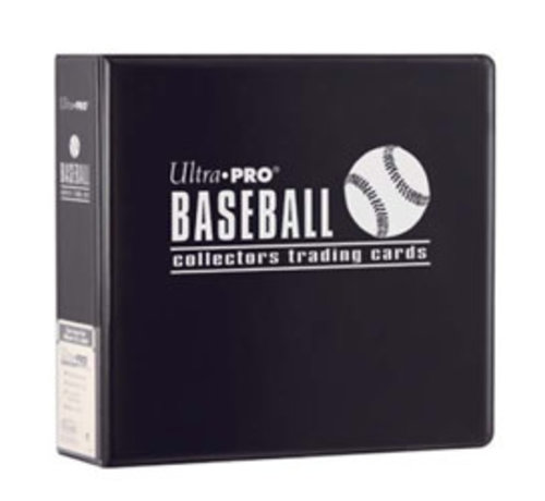 ULTRA PRO 3'' BINDER BASEBALL BLACK #81402