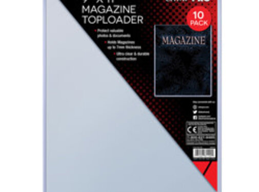 ULTRA PRO TOPLOADERS 9x11 7MM THICK MAGAZINE #81192