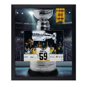 JAKE GUENTZEL SIGNED PITTSBURGH PENGUINS CUP CHAMPION GRAPHIC 23x27 FRAME
