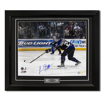 LUC ROBITAILLE LOS ANGELES KINGS AUTOGRAPH SLAPSHOT 24x28 HOCKEY FRAME