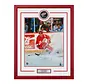 STEVE YZERMAN SIGNED DETROIT RED WINGS PUCK LOGO 26x32 FRAME