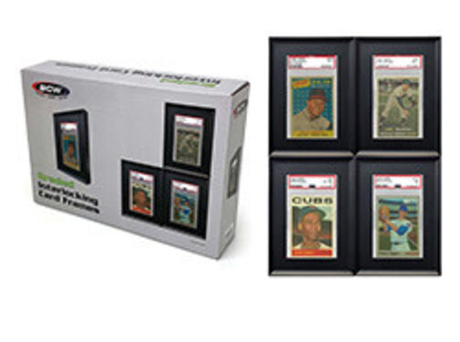 BCW STORAGE INTERLOCKING GRADED CARD FRAME 4-PACK #01746