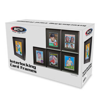 BCW STORAGE INTERLOCKING CARD FRAME 6-PACK #01731