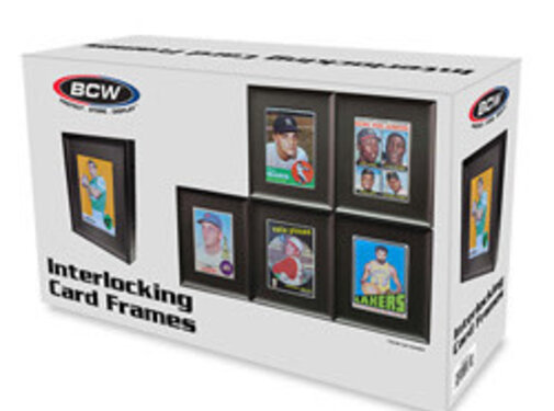 BCW STORAGE INTERLOCKING CARD FRAME 6-PACK #01731