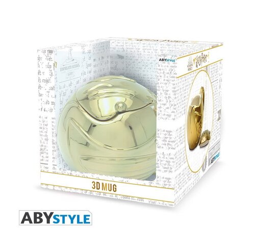 ABYSTLE HARRY POTTER 3D MUG GOLDEN SNITCH 450ML