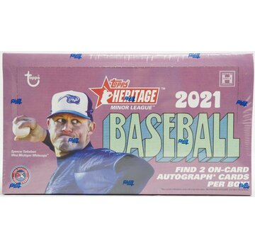 TOPPS 2021 TOPPS HERITAGE MINOR LEAGUE HOBBY BOX