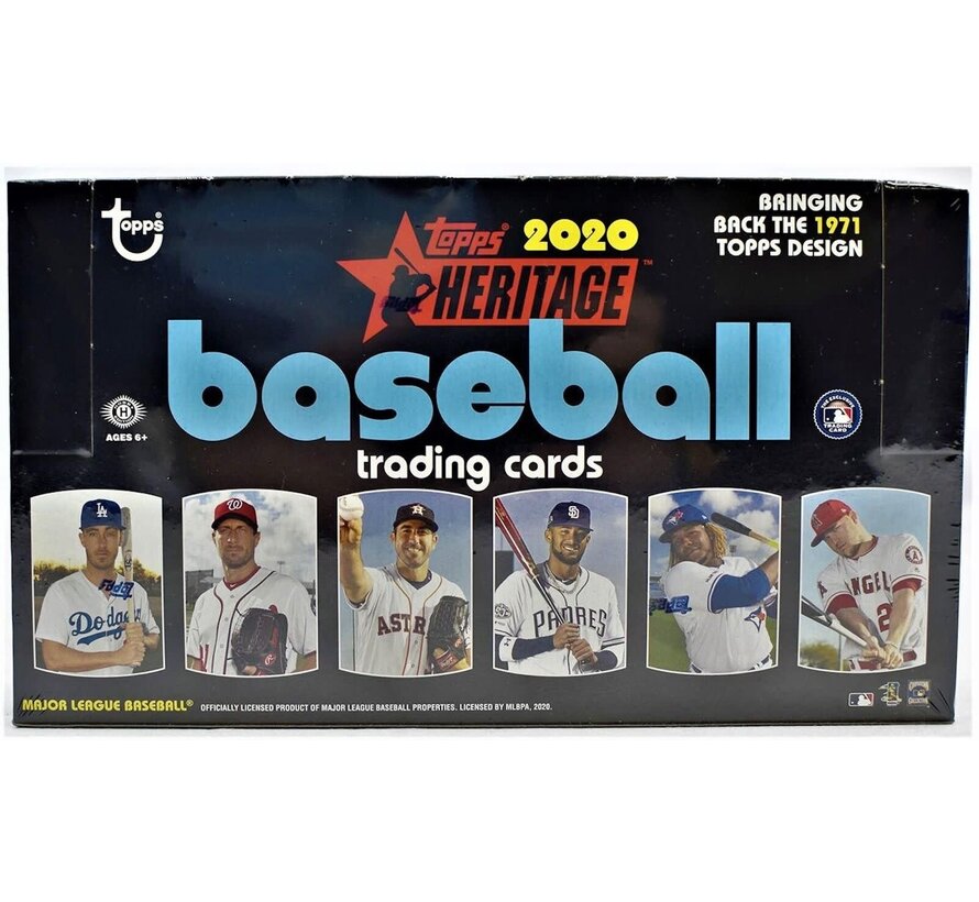 2020 TOPPS HERITAGE BASEBALL HOBBY BOX