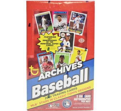 TOPPS 2019 TOPPS ARCHIVES BASEBALL BOX