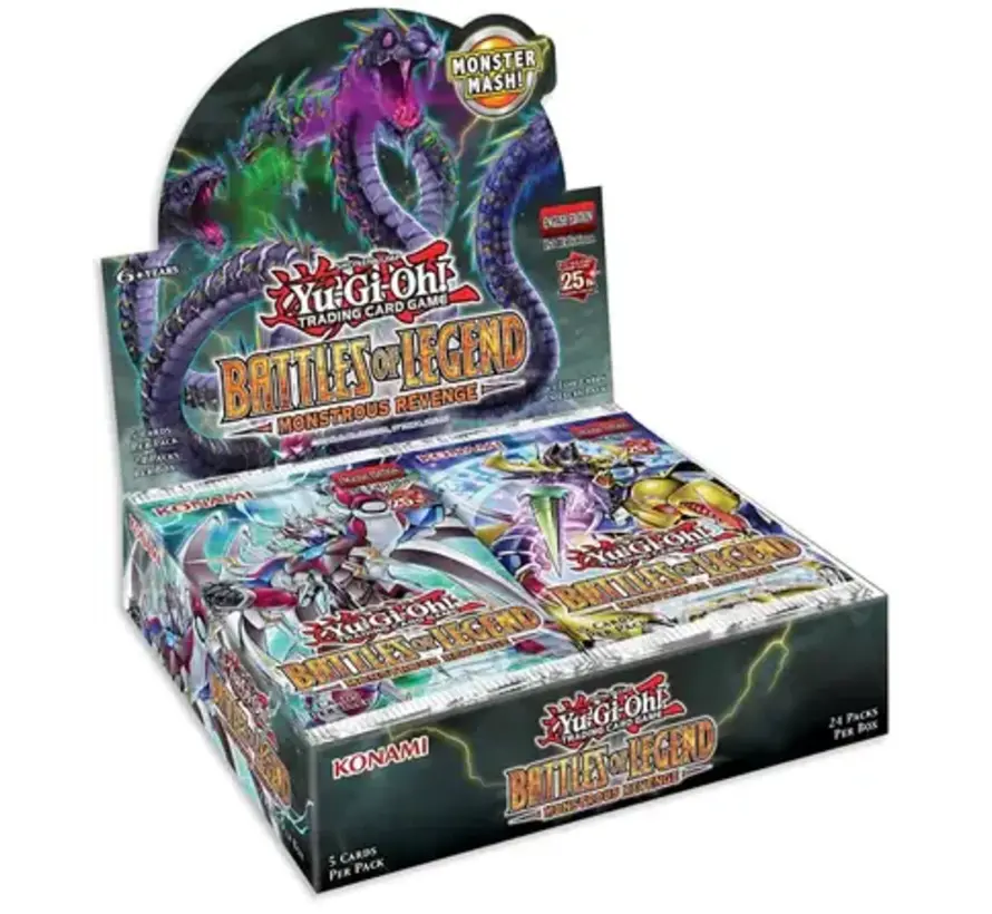 YUGIOH BATTLES OF LEGEND MONSTROUS REVENGE BOOSTER BOX