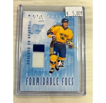 IN THE GAME 2007-08 IN THE GAME FORMIDABLE FOES M. GOULET VS M. NASLUND JERSEY CARD