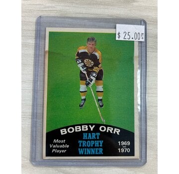 O-PEE-CHEE 1970-71 OPC BOBBY ORR HART TROPHY WINNER