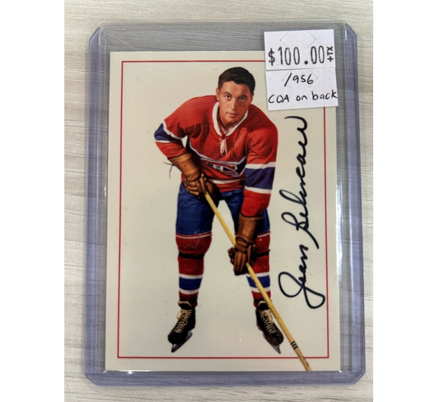 1994 PARKHURST MISSING LINK JEAN BELIVEAU AUTO /956