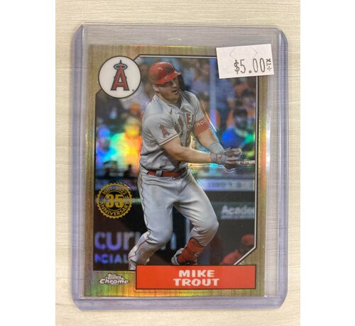 2022 TOPPS CHROME 35TH ANNIVERSARY REFRACTOR MIKE TROUT - CanCentral Sports  Cards & Memorabilia