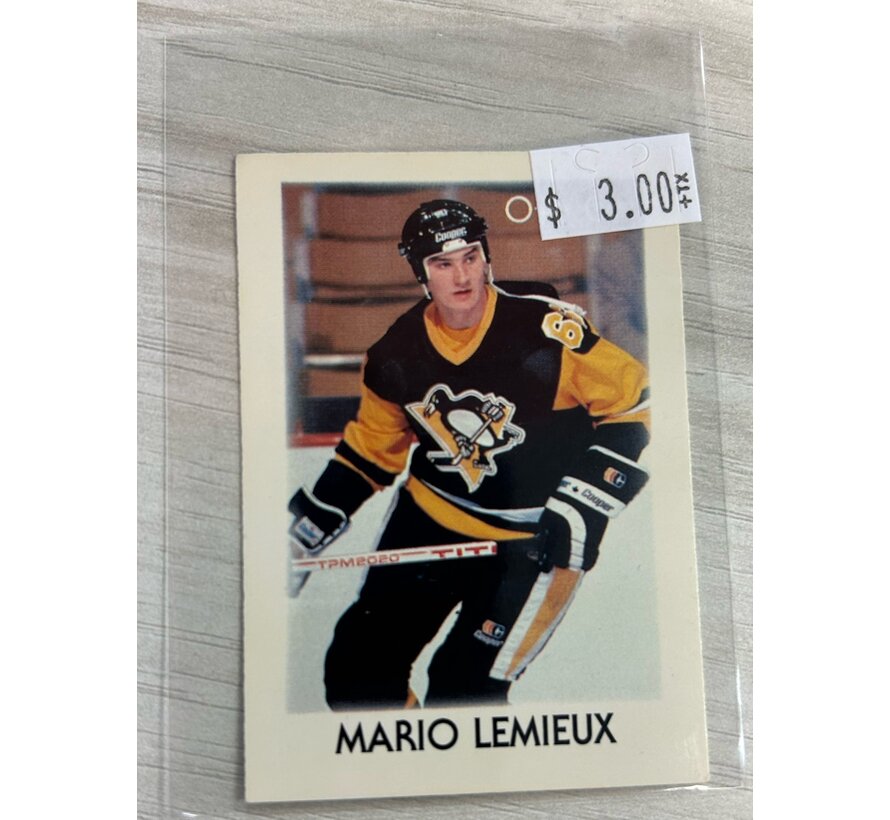 1988 OPC NHL STARS MINI LEADERS MARIO LEMIEUX