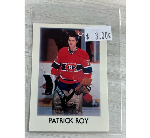 O-PEE-CHEE 1987 OPC NHL STARS MINI PATRICK ROY LEADERS