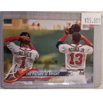TOPPS 2018 TOPPS ALBIES & ACUNA JR.
