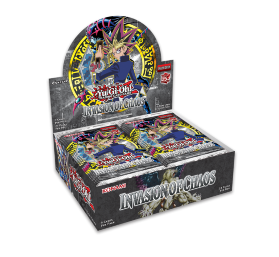 YUGIOH 25TH ANNIVERSARY INVASION OF CHAOS BOOSTER BOX