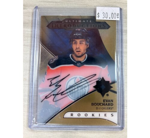 2018-18 ULTIMATE INTRODUCTIONS EVAN BOUCHARD ROOKIE AUTO