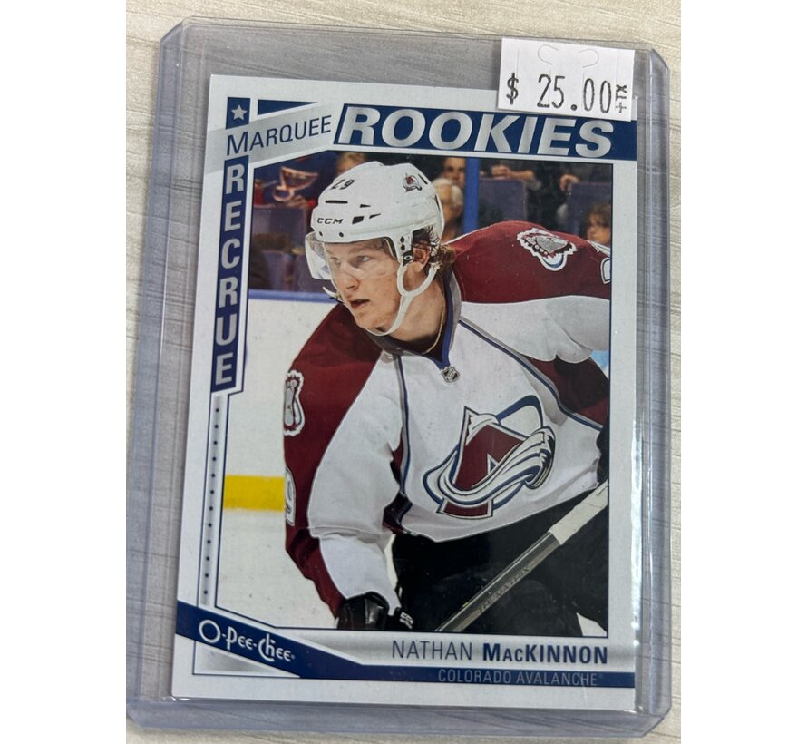 2013-14 OPC NATHAN MACKINNON MARQUEE ROOKIE #620
