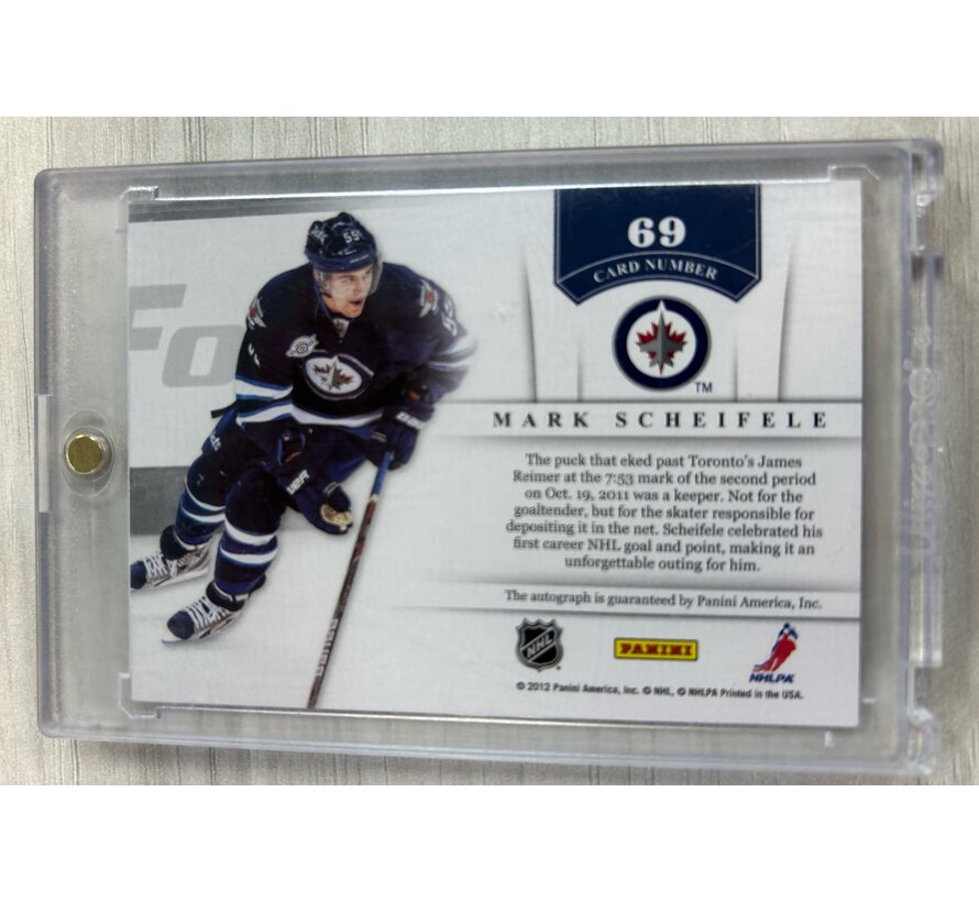 2011-12 PANINI NHL INK MARK SCHEIFELE