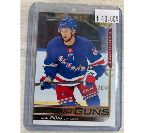 UPPER DECK 2018-19 UD SERIES 1 NEAL PIONK YOUNG GUNS EXCLUSIVES /100